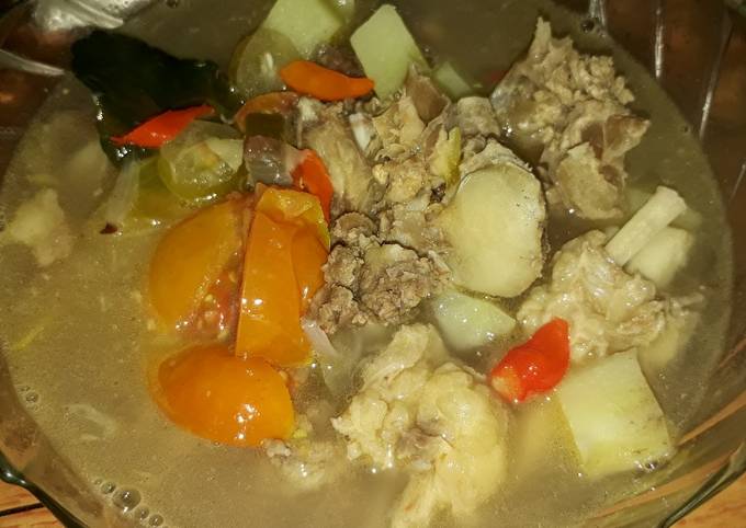 Standar Bagaimana cara memasak Asem-asem tulang sapi dijamin lezat