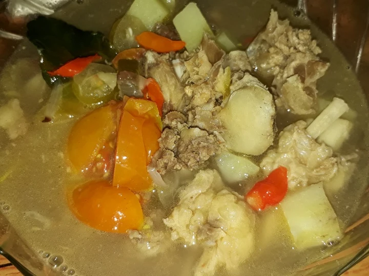 Langkah Gampang Menyiapkan Resep Asem-asem tulang sapi Anti Ribet, Enak Banget