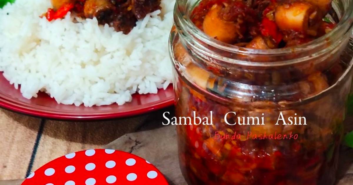 Resep Sambal Cumi Asin Tahan Lama Buat Stok Oleh Bunda Pashalenko