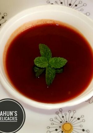 A picture of Home made ketchup(Sweet and sour for Snacks and grills).