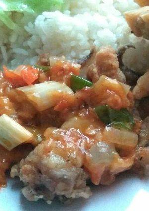 Foto resep Cumi Tepung Saus Padang