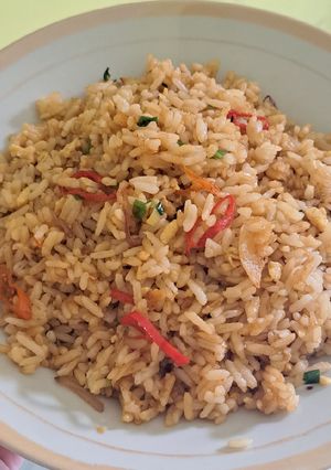 Foto resep Nasi goreng bumbu iris sederhana