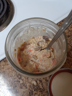 A picture of Carrot Cake Overnight Oats.