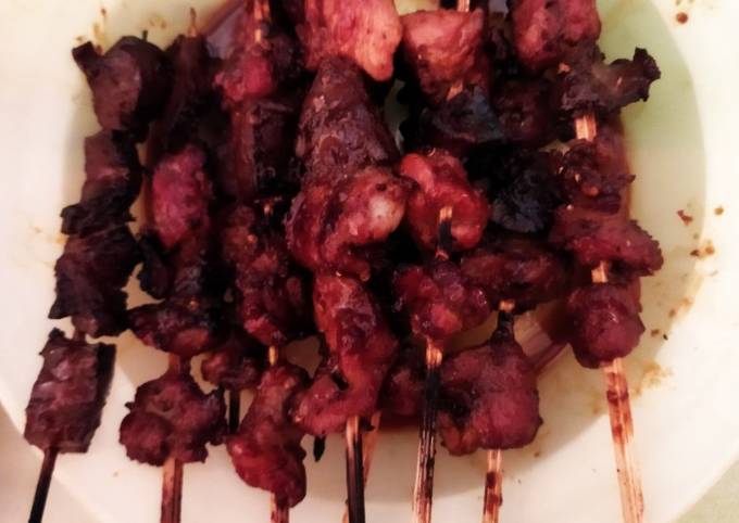 Sate kambing rumahan