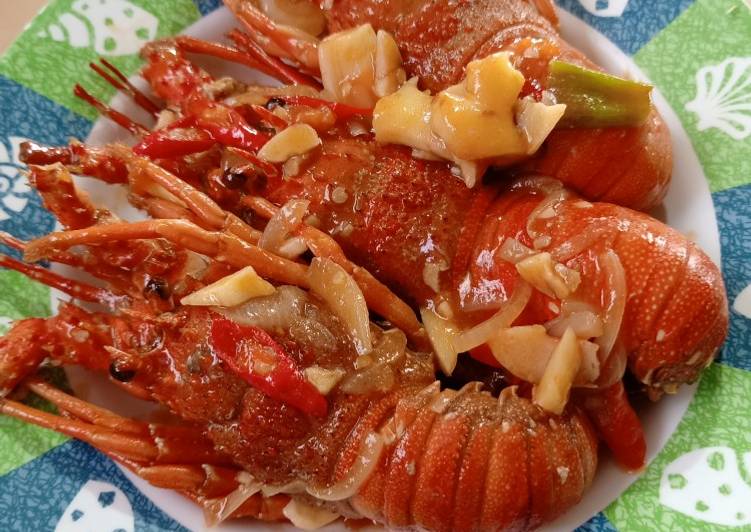 Resep Lobster Saus Tiram, Bisa Manjain Lidah