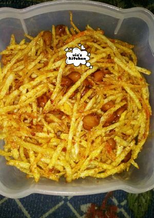 Foto resep Kentang Mustofa Kacang Tanah