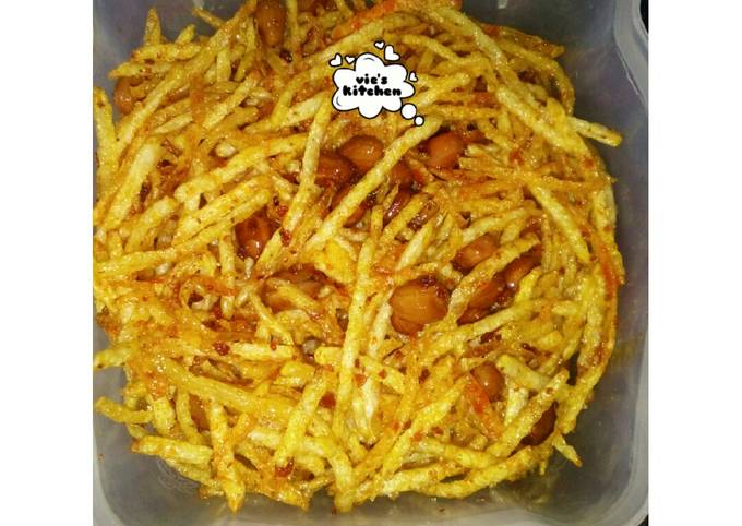 Resep Kentang Mustofa Kacang Tanah Anti Gagal