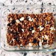 Granola de manzana, canela y dulce de caña