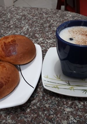 Una foto de Morocho con leche