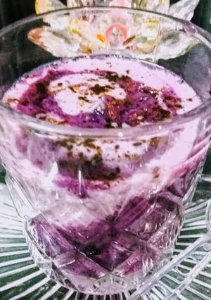A picture of Jamun lassi.