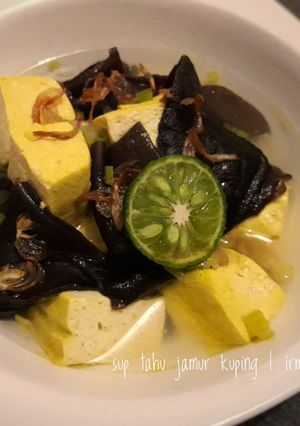 Foto resep 26. Sup Tahu Jamur Kuping