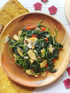 Foto resep Tumis Daun Ubi
