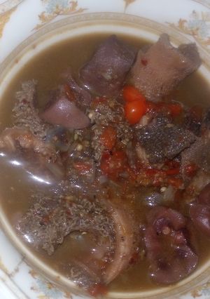 A picture of Offal pp soup.