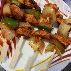 A picture of Chicken Tikka Sticks.