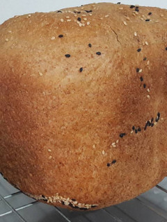 Una foto de Pan semi integral con prefermento para panificadora