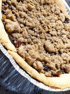 Una foto de Tarta de manzana con crumble