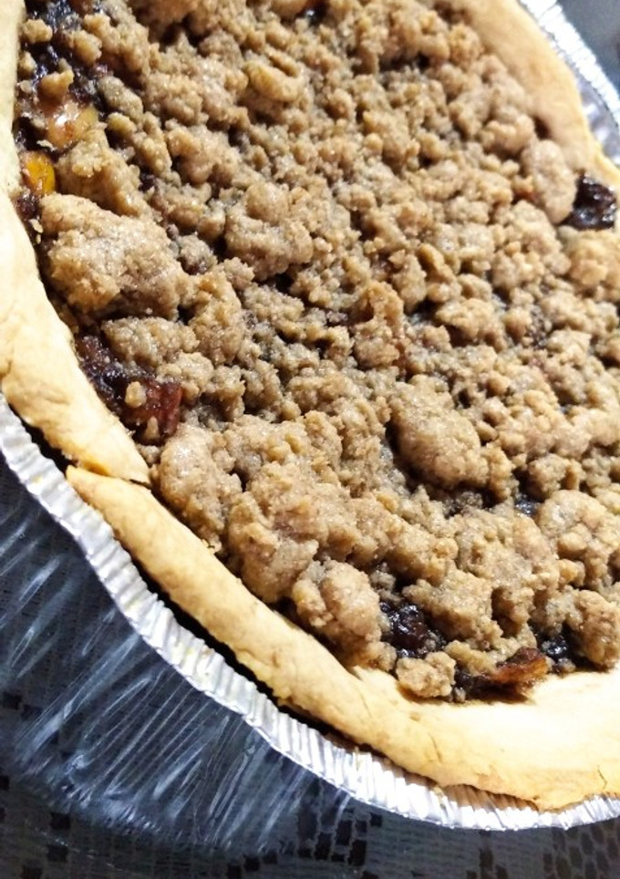 Una foto de Tarta de manzana con crumble