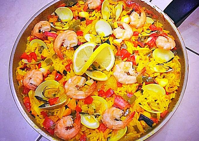 Paella de Marisco Valenciana