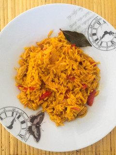 Una foto de Arroz con pollo