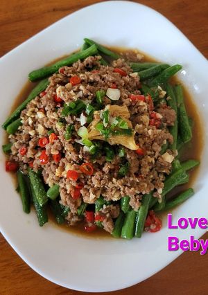 Foto resep "Buncis Siram Daging"