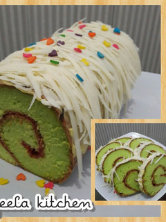 Foto resep Bolu gulung pandan keju