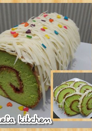 Foto resep Bolu gulung pandan keju