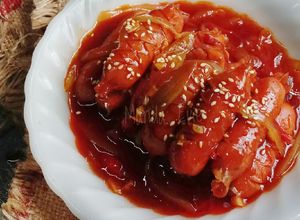 Foto resep Sosis with Gochujang Sauce