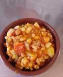 Locro con poquitos ingredientes pero muy rico
