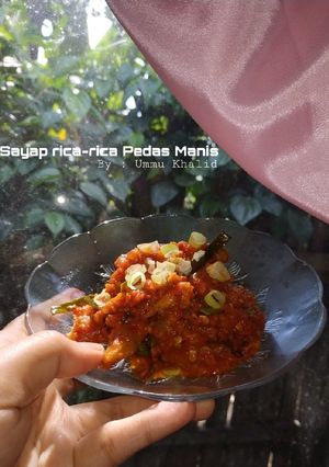 Foto resep Sayap Rica-rica Pedas Manis