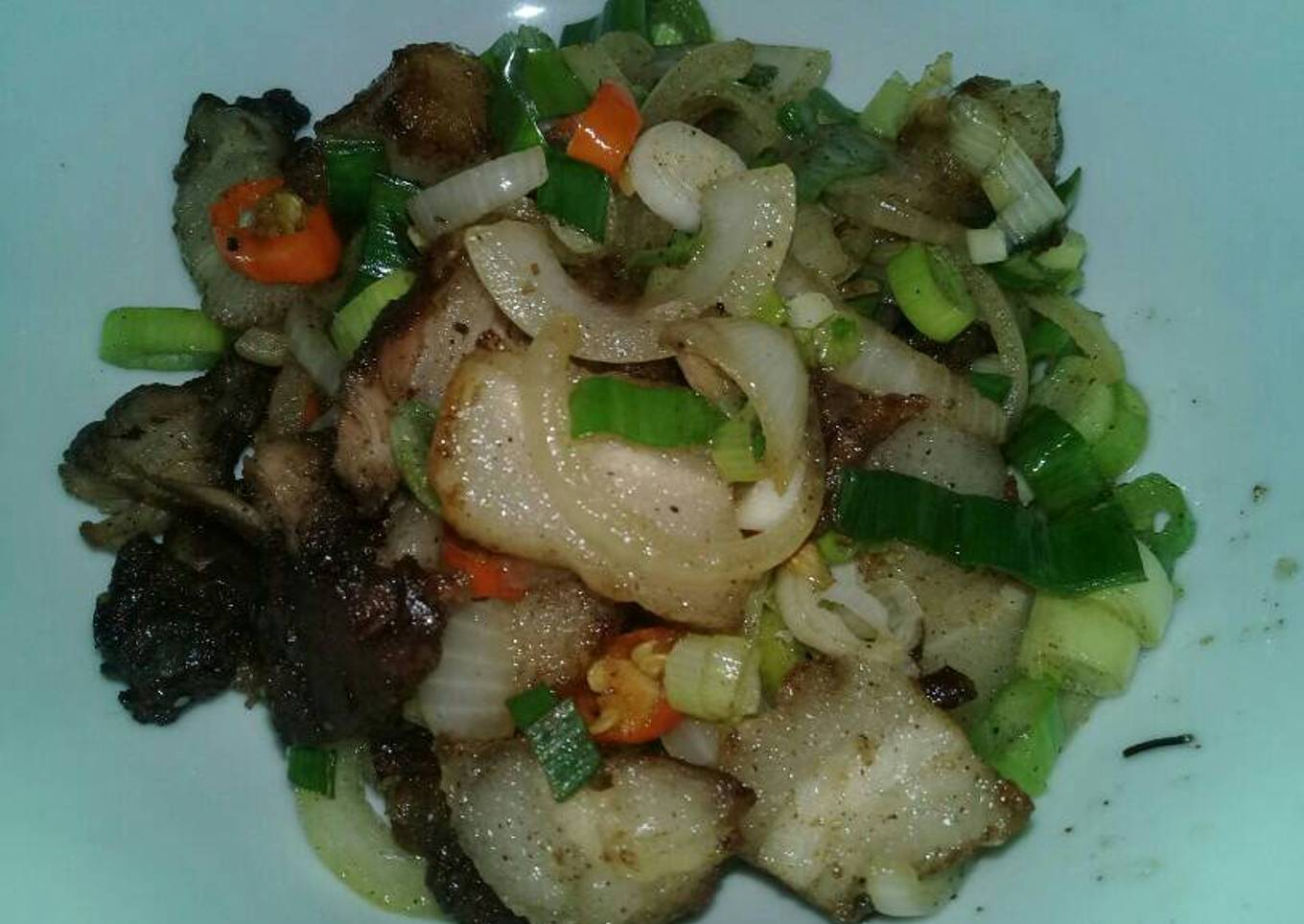 Babi cabe garam (non halal)