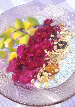 Foto resep Chia Puding Buah -326-