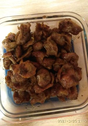 Konfittált csirkezúza recept fotója