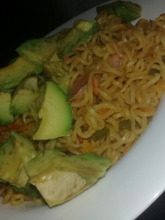 A picture of Vegetable indomie#cookingwithtomatoescontest.