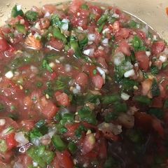 A picture of Fresh salsa.