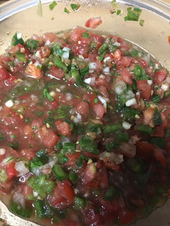 A picture of Fresh salsa.