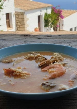 Una foto de Sopa de Pescado en Microondas