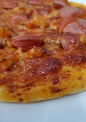 Hình của món Bữa sáng Bánh pizza hải sản.