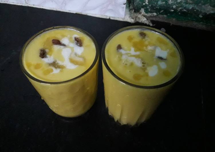 Recipe of Homemade Mango Smoothy