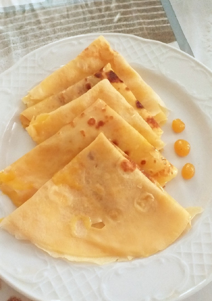 Una foto de Crepes suzette