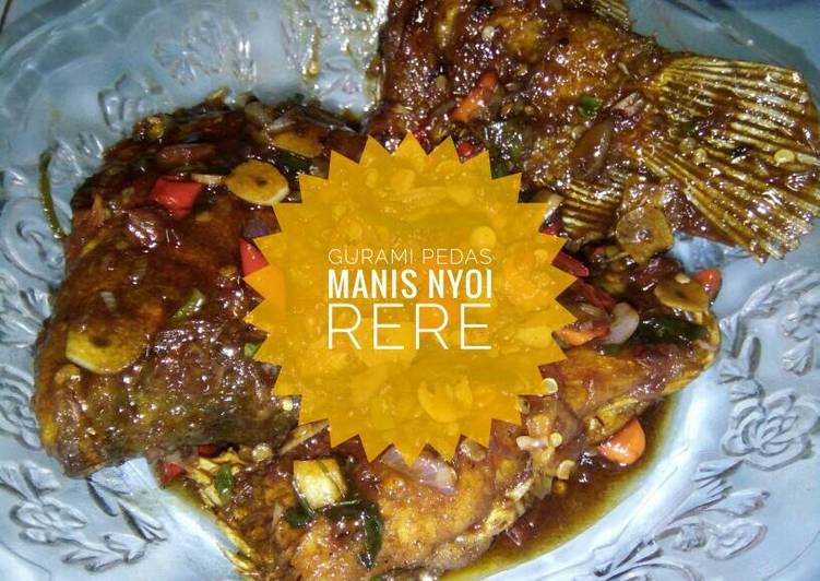 Resep Gurami pedas manis yang Enak Banget