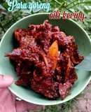 Paru goreng cili kering