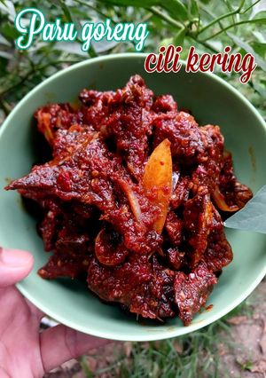 Gambar Paru goreng cili kering