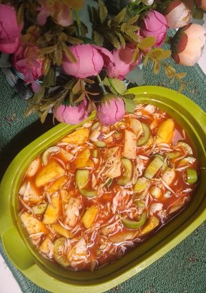 Foto resep Rujak cuka campur
