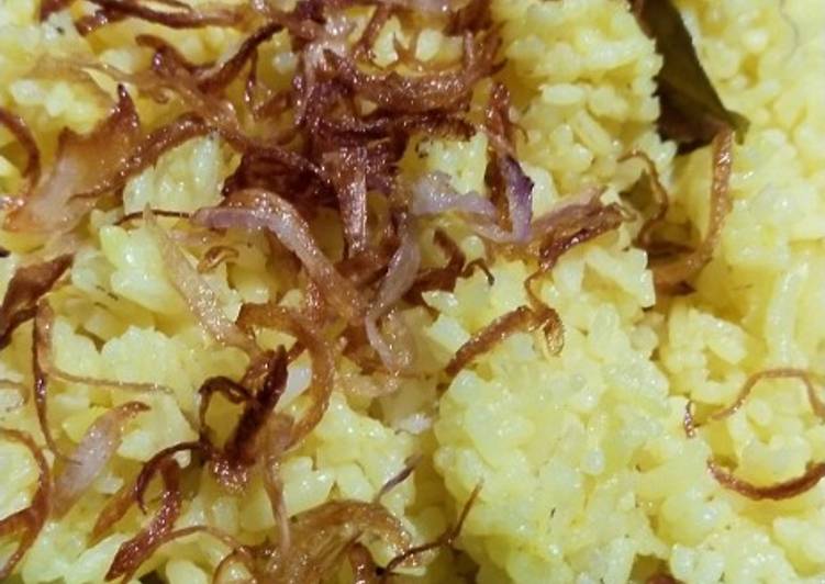 Resep Nasi kuning sederhana penuh cinta🥰🥰 Anti Gagal
