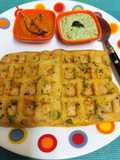 Dosa Waffles With 2 Types Of Chutney ---- Spicy 🔥 Tomato 🍅 Onion 🧅 Chutney & Coconut 🥥 Chutney