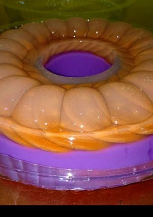 Foto resep Puding Regal Lapis Ubi Ungu