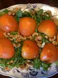 California Farm Persimmon Watercress Salad