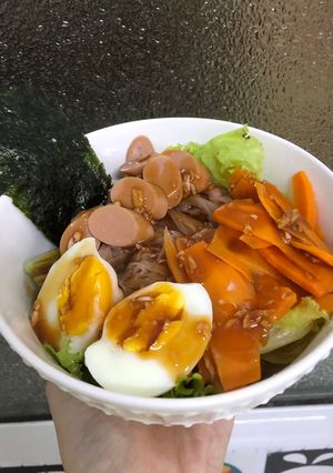 Hình của món Mì trộn cay.