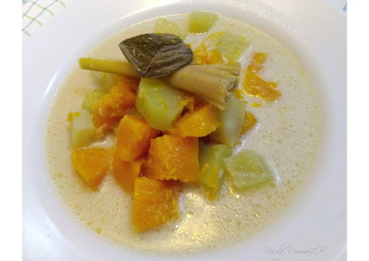Resep Lodeh Labu Ijo-Kuning Anti Gagal