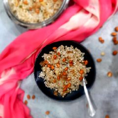 A picture of Sabudana khichdi.